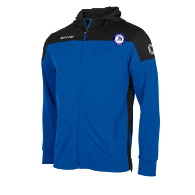 Colchester Villa Youth FC Coaches Full Zip Hooded Top - Royal Blue / Black