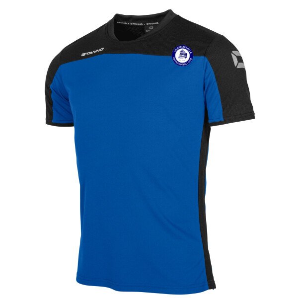 Colchester Villa Youth FC Coaches T-Shirt - Royal Blue / Black