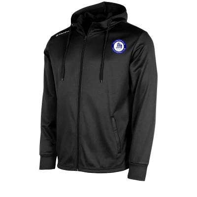Colchester Villa Youth FC Hooded Full Zip Top - Black