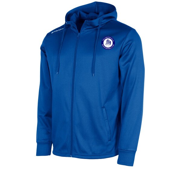 Colchester Villa Youth FC Players Hooded Full Zip Top - Royal Blue