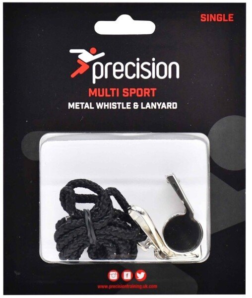 Precision Metal Whistle & Lanyard