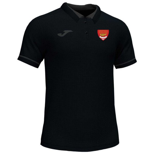 Felixstowe & Walton United FC Coaches Polo Shirt - Black