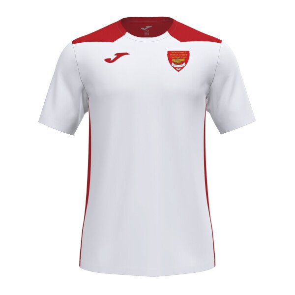 Felixstowe & Walton United FC Coaches T-Shirt - White / Red
