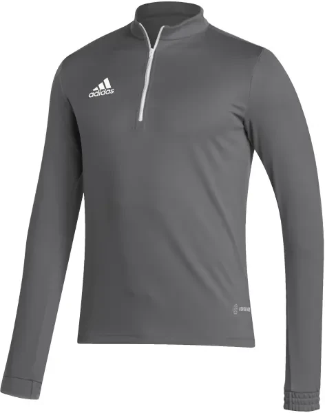 Adidas Entrada 22 1/4 Zip Training Top - Team Grey Four