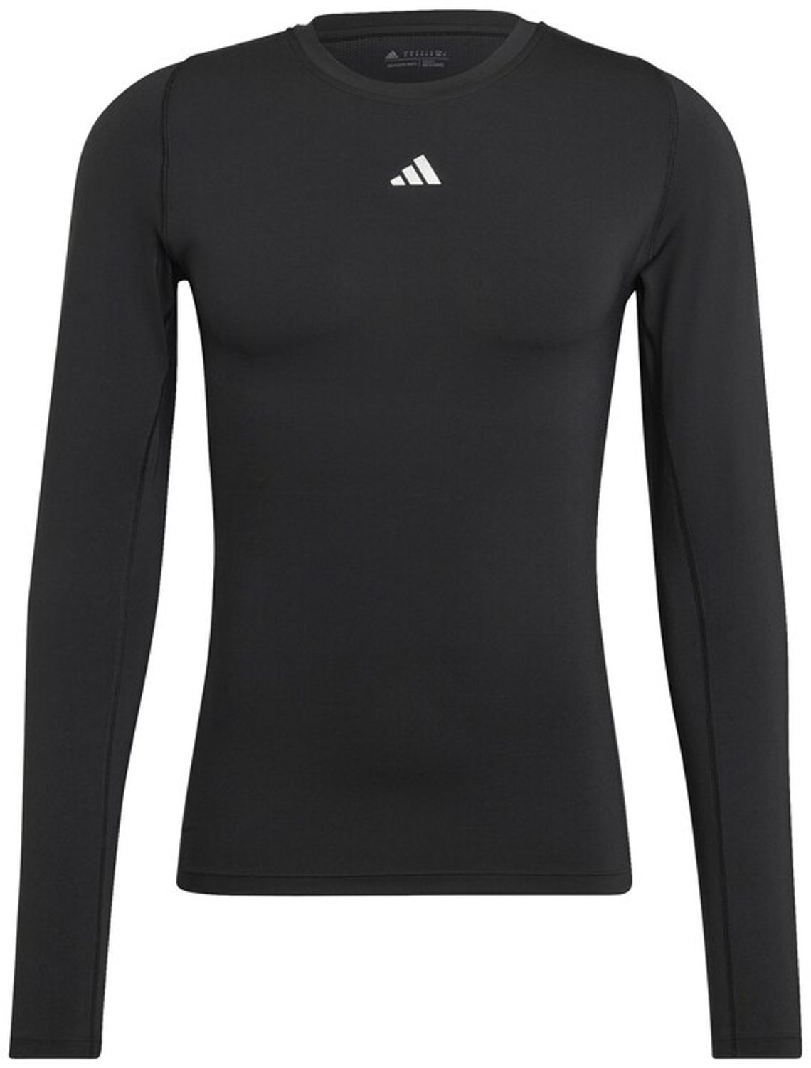 Adidas Techfit Long Sleeve Tee - Black - Total Football Direct