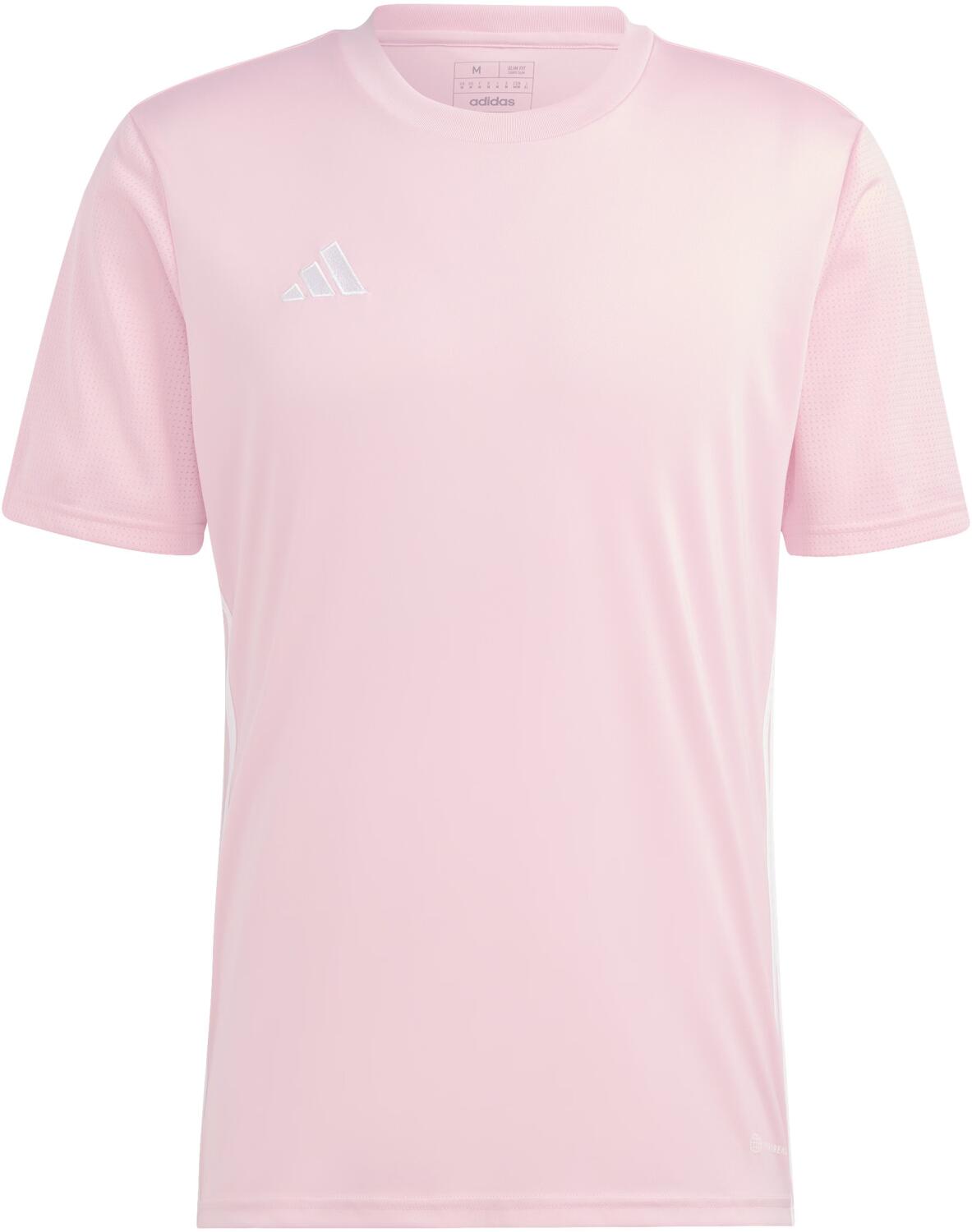 Pink and white adidas shirt top
