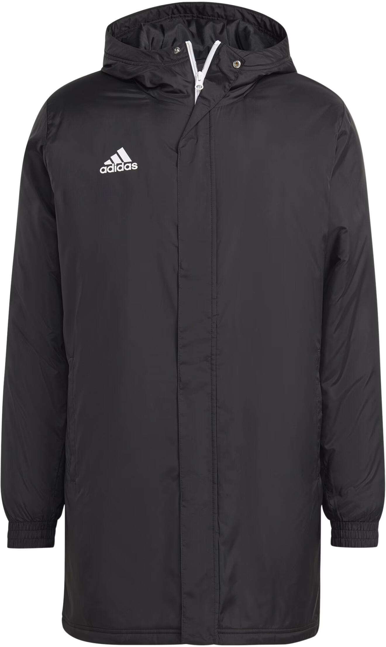 Adidas Entrada 22 Stadium Jacket - Black - Total Football Direct