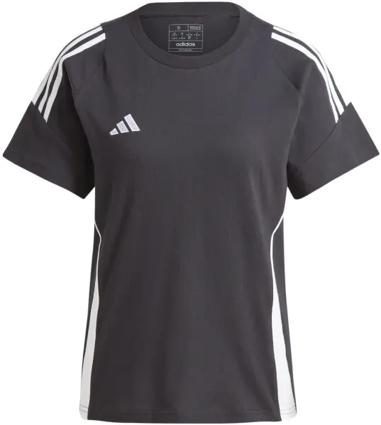 Adidas Women's Tiro 24 Sweat T-Shirt - Black / White