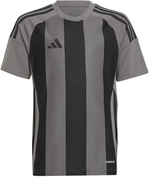 Adidas Striped 24 Jersey - Team Grey Four / Black