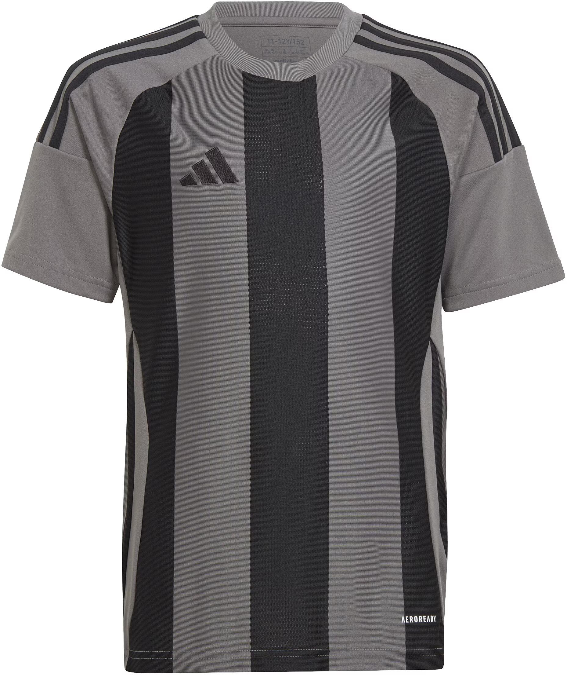 Adidas Striped 24 Jersey - Team Grey Four / Black - Total Football