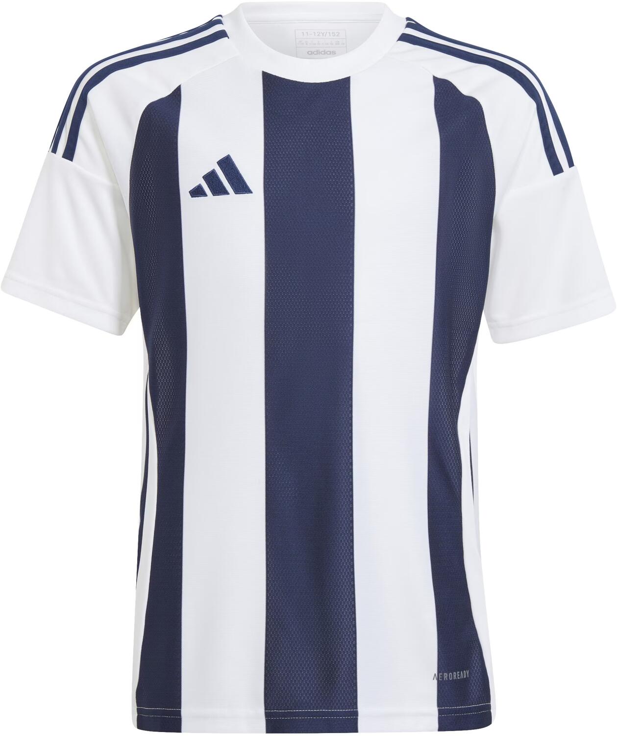 Adidas Striped 24 Jersey Team Navy Blue White Total Football