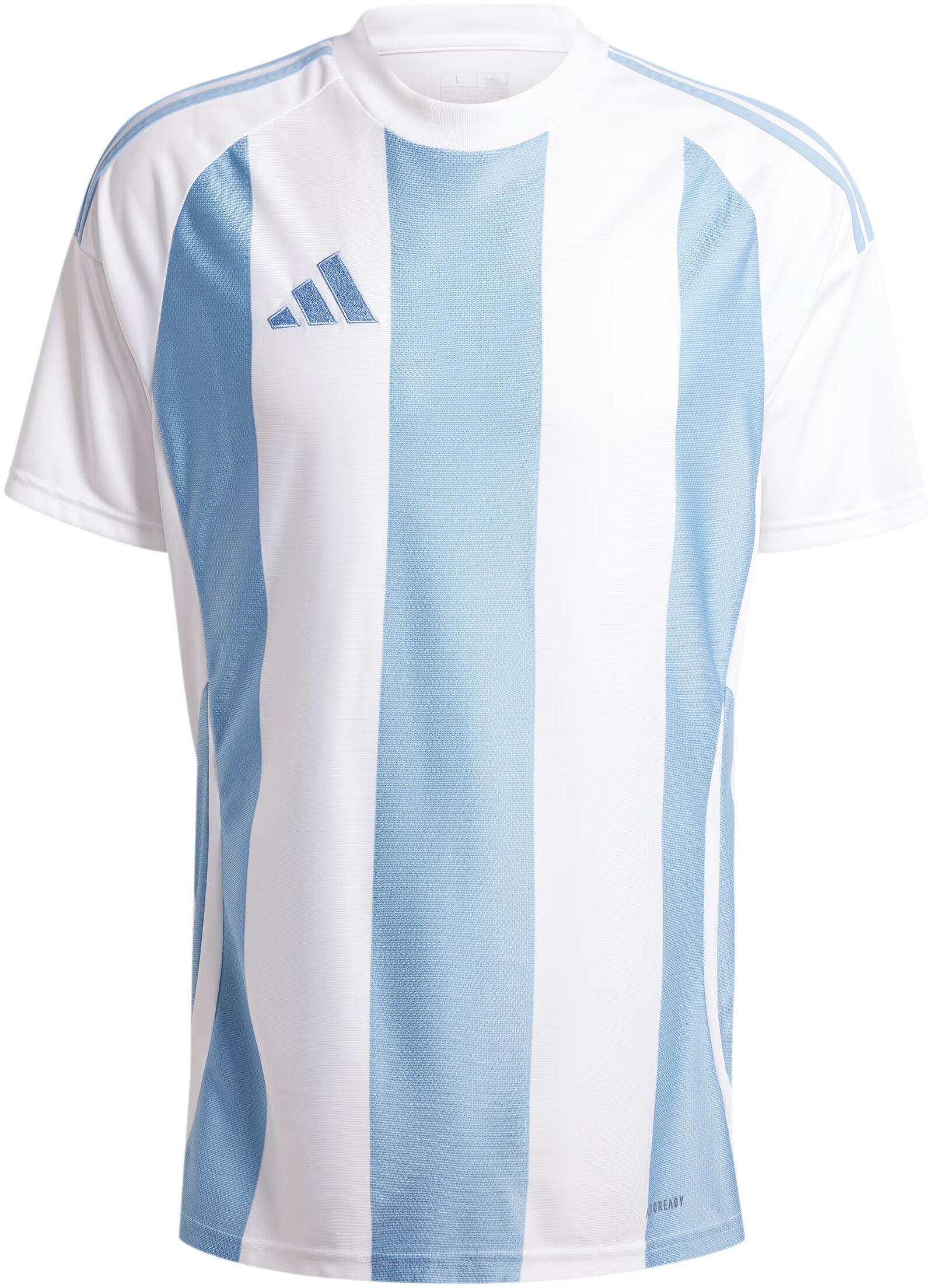 adidas blue white stripes