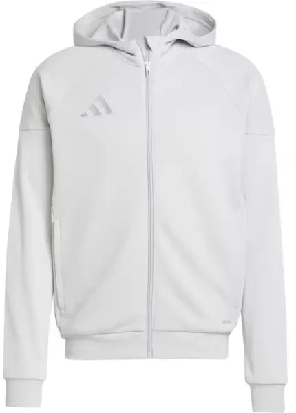 Adidas Tiro 25 Travel Full Zip Hoodie - Team Light Grey