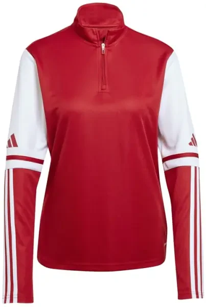 Adidas Women's Squadra 25 1/4 Zip Training Top - Team Power Red / White