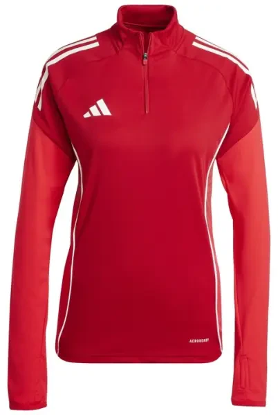 Adidas Women's Tiro 25 Competition 1/4 Zip Training Top - Team Power Red / Pure Ruby