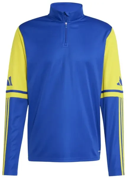 Adidas Squadra 25 1/4 Zip Training Top - Team Royal Blue / Team Yellow