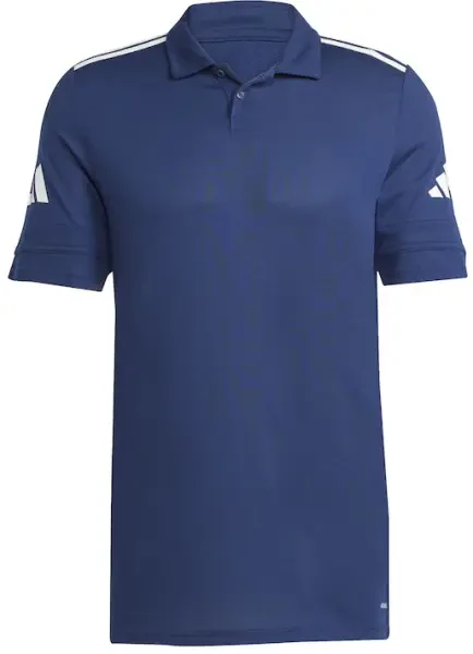 Adidas Squadra 25 Cotton Polo Shirt - Team Navy Blue / White