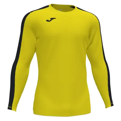 Joma Academy III Long Sleeve Shirt - Yellow / Black