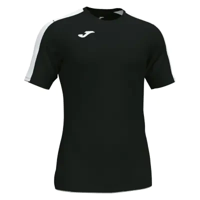 Joma Academy III Short Sleeve Shirt - Black / White
