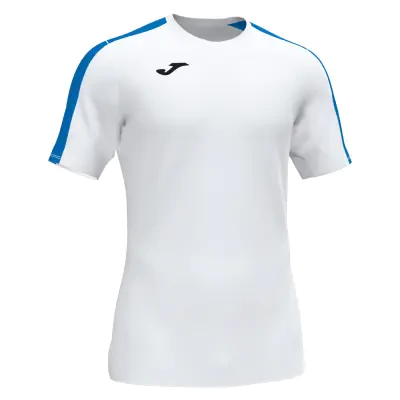 Joma Academy III Short Sleeve Shirt - White / Royal