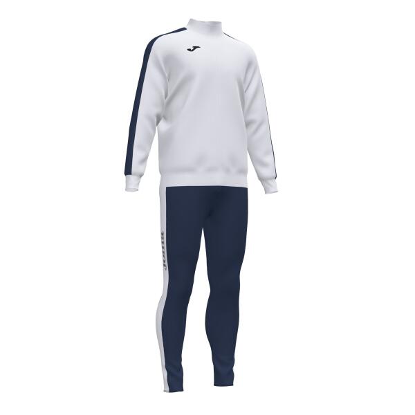 Joma Academy III Tracksuit - White / Dark Navy