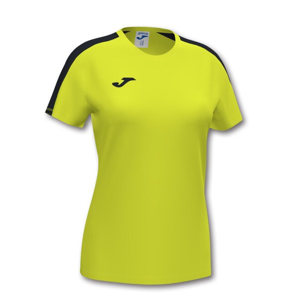 Joma Academy III (Womens) Shirt - Yellow Fluor / Black