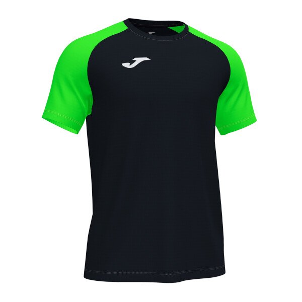 Joma Academy IV Shirt - Black / Green Fluor