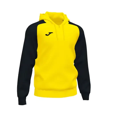 Joma Academy IV Zipped Hoodie Sweatshirt - Yellow / Black