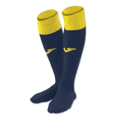 Joma Calcio 24 Socks - Dark Navy / Yellow