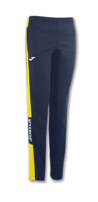 Joma Championship IV (Womens) Long Pants - Dark Navy / Yellow