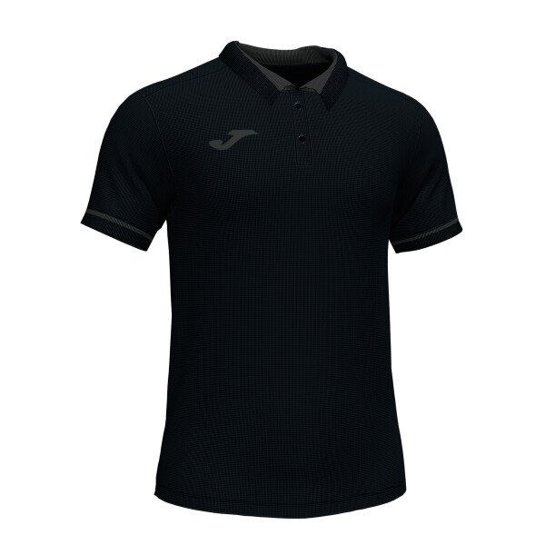 Joma Championship VI Polo Shirt - Black / Anthracite