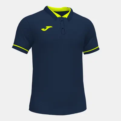 Joma Championship VI Polo Shirt- Dark Navy / Yellow