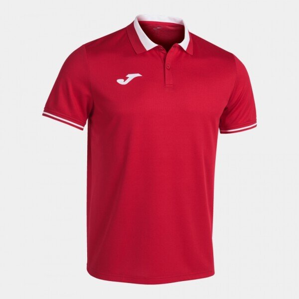 Joma Championship VI Polo Shirt - Red / White