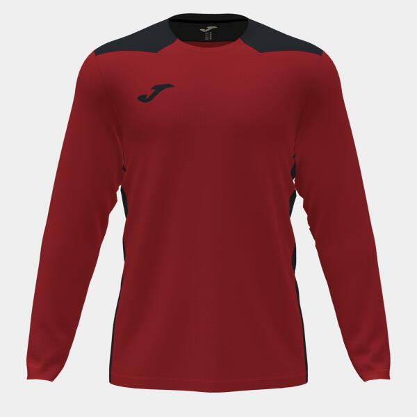 Joma Championship VI Shirt - L/S - Red / Black