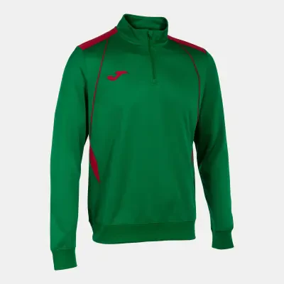 Joma Championship VII 1/4 Zip Sweatshirt - Green / Red