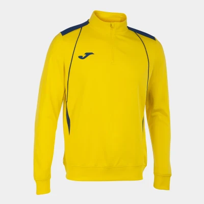 Joma Championship VII 1/4 Zip Sweatshirt - Yellow / Navy