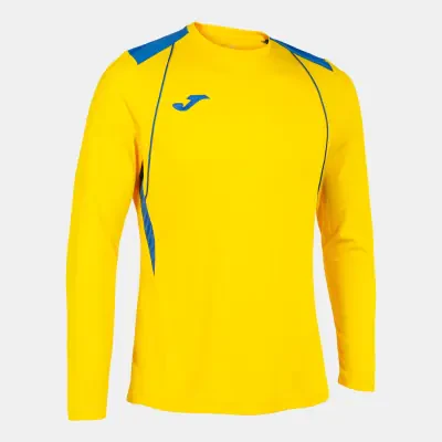 Joma Championship VII Shirt LS - Yellow / Royal