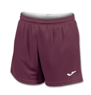 Joma Paris II Womens Shorts - Burgundy