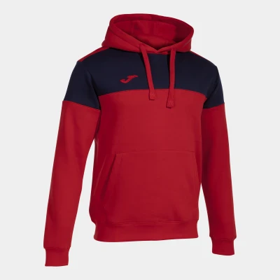 Joma Crew V Hoodie - Red / Navy