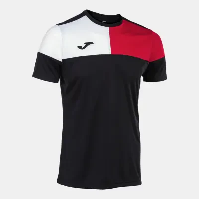 Joma Crew V Shirt - Black / Red / White