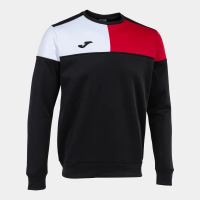 Joma Crew V Sweatshirt - Black / Red / White