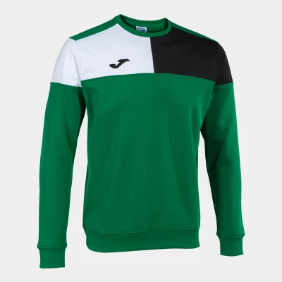 Joma Crew V Sweatshirt - Green / Black / White