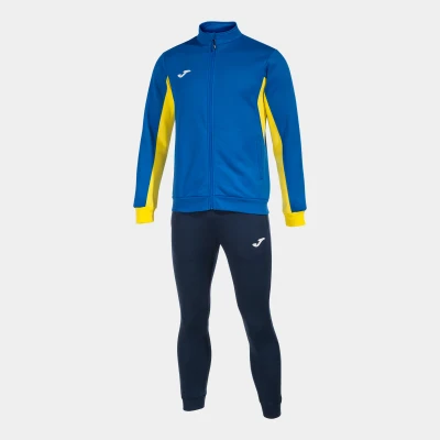 Joma Derby Full Tracksuit - Royal / Yellow / Navy