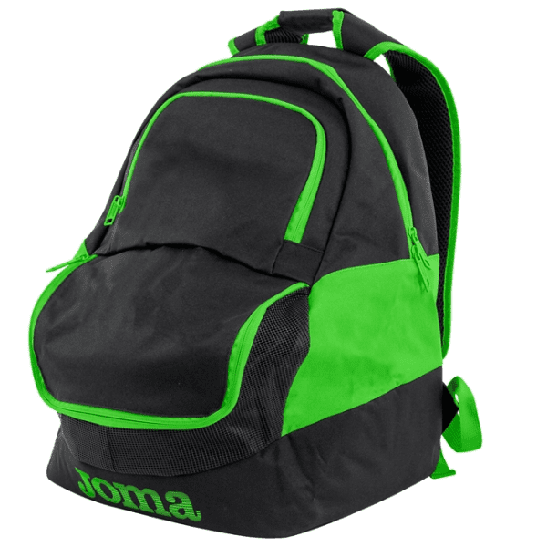 Joma Diamond II Backpack - Black / Fluo Green