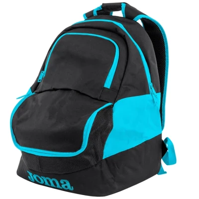 Joma Diamond II Backpack - Black / Fluo Turquoise