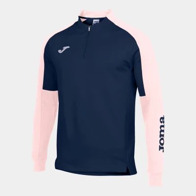Joma Eco Championship 1/2 Zip Sweatshirt - Navy / Pink