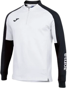 Joma Eco Championship 1/2 Zip Sweatshirt - White / Black
