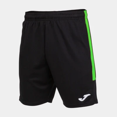 Joma Eco Championship Bermuda Shorts - Black / Fluor Green