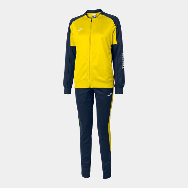 Joma Eco Championship Ladies Tracksuit - Yellow / Navy