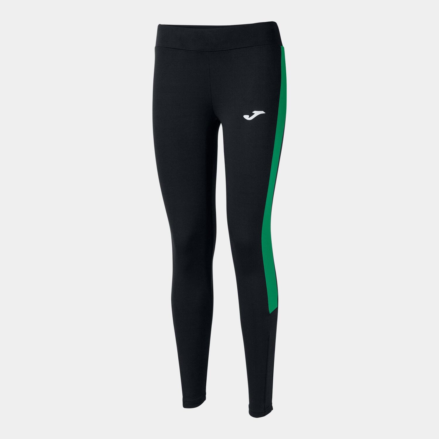 Joma Eco Championship (Womens) Leggings - Black / Green - Total